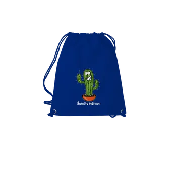 Sportovní vak Bastard Řekni to květinou vak Royal Blue Mal