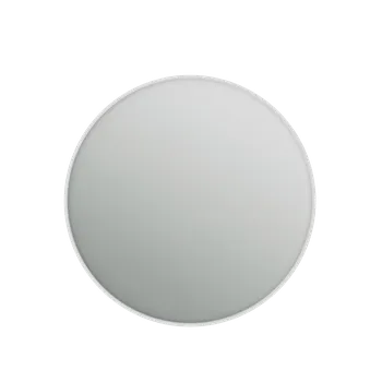 Zrcadlo Kulaté zrcadlo Simple Round White 60 / 70 / 80 – bílý hliníkový rám | Lavedo by Aplomo Rozměr: 70cm, ALUMSMR-70-WHI