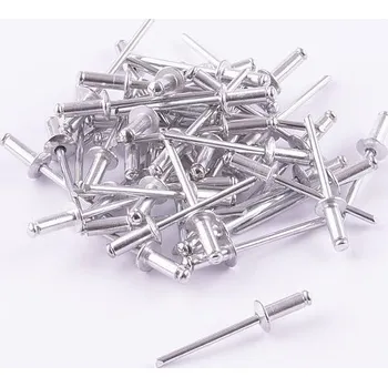 Nýt Nýty 4,0 x 12,7 mm sada 50 ks hliníkové LOBSTER