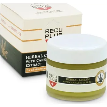 Tělový balzám RECUPLUS Bylinný balzám s extraktem z konopí, 50 ml