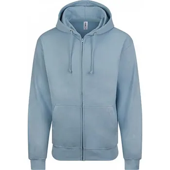 Pánská mikina Just Hoods Zipová mikina s dvojitou kapucí a fleecem z rubové strany Barva: modrá nebeská, Velikost: L JH050