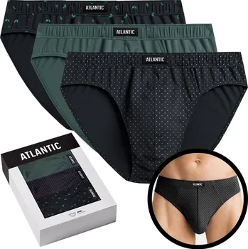 Slipy Pánské slipy sportovní bavlna Atlantic XXL (3 ks)