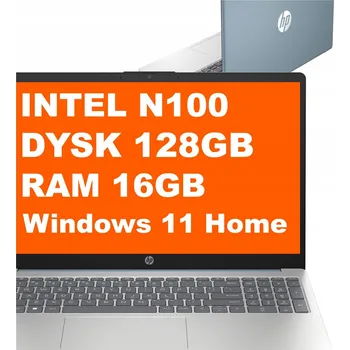 Notebook Notebook HP 15-fd Intel N 16GB 128GB UFS Intel UHD 15,6" HD Win 11 Modrý