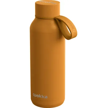 Termoska Nerezová termoláhev s poutkem Solid, 510ml, Quokka, mustard