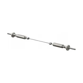 Lany Livarno Home 80 – 130 cm / Napínací lanko 5 m (napínací lanko, stříbrné)