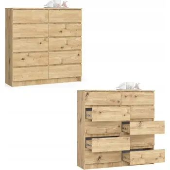 Komoda Komoda Akord K120 10SZ 120 x 40 x 121 cm dub artisan matný