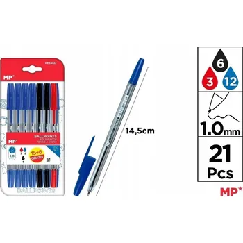 Propiska 1.0 mm 21 Ks MIX / MP hlavní papír