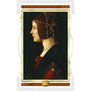 Obraz Přání s perlou - Žena s perlou 16x23 cm + obálka