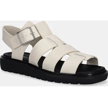 Dámská obuv Sandály Calvin Klein Jeans SQ MOLDED SDL FISHERMAN MG WN YW0YW01700 béžová 01X, EUR 37