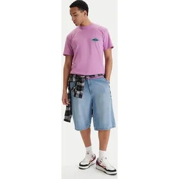 Pánské tričko Quiksilver T-Shirt EQYZT08046 Fialová Regular Fit S