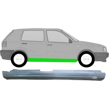 Prah karosérie Opravný plech prahu / Pravá VW Golf 3 93-98