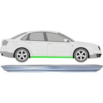 Prah karosérie Opravný plech prahu na Audi A4 B6 B7 2000-2007 / Levá = Pravá (symetrická)