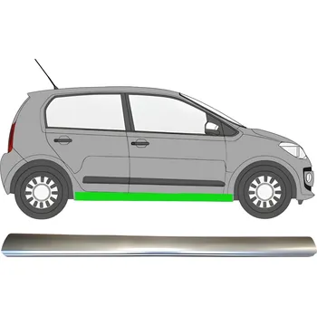 Prah karosérie Opravný plech spodní části prahu / Pravá VW UP! 2011+