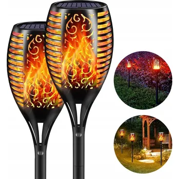 Venkovní osvětlení Solární Zahradní Lampa LED Pochodeň Plamen Lucerna Světla do zahrady 2ks
