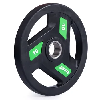 Olympijský kotouč TRINFIT TRI-GRIP pogumovaný 10 kg
