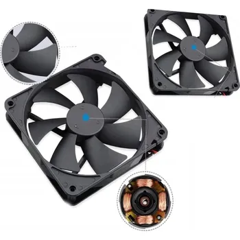 PC ventilátor DUÁLNÍ USB VENTILÁTOR 140MM 5V PRO CHLAZENÍ PC SKŘÍNĚ