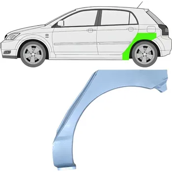 Blatník karosérie Lem zadního blatníku na Toyota Corolla 2001-2007 / Levá