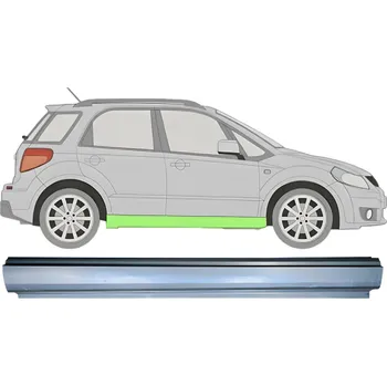 Prah karosérie Opravný plech prahu na Fiat Sedici Suzuki Sx4 2006-2014 / Pravá
