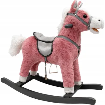 Houpací kůň Houpací kůň 74 cm Zvuky Růžový