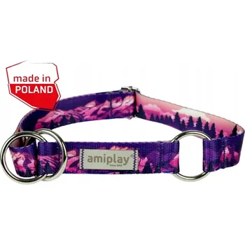 Obojek pro psa Amiplay Polostahovací obojek BeNature XL Mountains