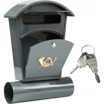 Poštovní schránka Poštovní schránka s prostorem pro noviny Vorel šedá