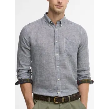 Pánská košile Barbour Linton Tailored Shirt — Dark Navy