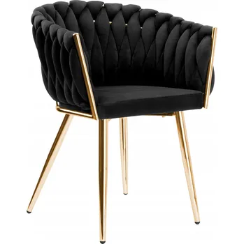 Jídelní židle Židle eHokery, černý velur, 1 ks