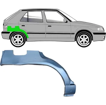 Blatník karosérie Lem zadního blatníku / Pravá ŠKODA Felicia 94-01