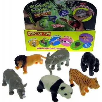 Figurka Hipo Divoká zvířátka hrášek 12cm 6 druhů HAB060