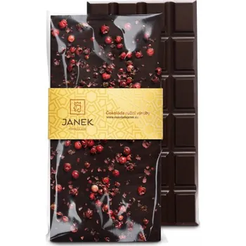 Čokoláda JANEK Hořká čokoláda s pepřem 85 g