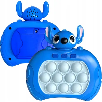 POP IT ELEKTRONICKÁ HRA POP IT STITCH - ANTISTRESOVÁ, SENZORICKÁ, PRO ZLEPŠENÍ POSTŘEHU