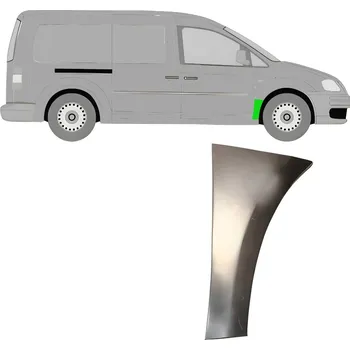 Blatník karosérie Lem předního blatníku / Pravá VW Caddy 04-20