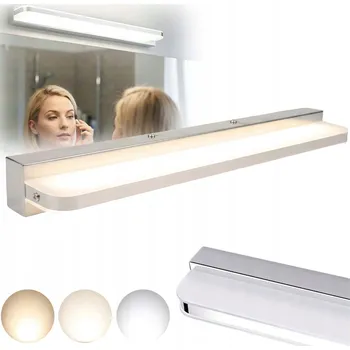 Koupelnové svítidlo LED Koupelnové Nástěnné Svítidlo NAD ZRCADLO LED 9W 3 Barvy Světla 42CM