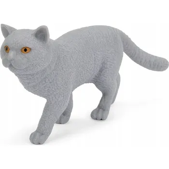 Figurka SCHLEICH BRITSÁ KOČKA STOJÍCÍ - SBĚRATELSKÁ FIGURKA, RUČNĚ MALOVANÁ