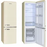 Dvoukřídlá chladnička Amica KGCR 387100 B Retro Béžová