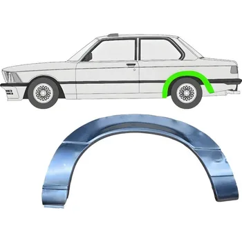 Blatník karosérie Lem zadního blatníku na BMW 3 E21 1975-1984 / Levá