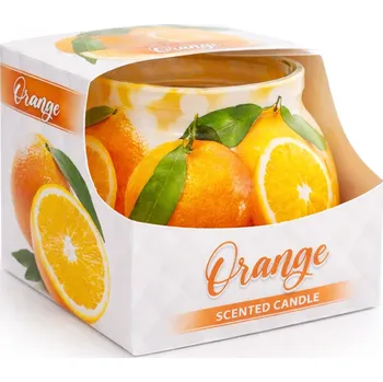 Svíčka Tradiční parafínová svíčka Orange Admit