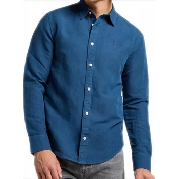 Pánská košile Pánská košile Lee Patch Shirt Orion Blue 112364107 vel. L