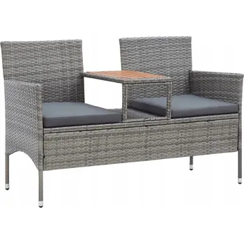 Zahradní lavice Lavička s opěradlem, dřevěná, 143 x 65 cm