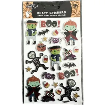 samolepka Strašidelné Halloween - Samolepky pro tvoření Samolepky Halloween