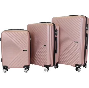 T-class VT21111 Sada Tří Kufrů M, L, XL Růžová