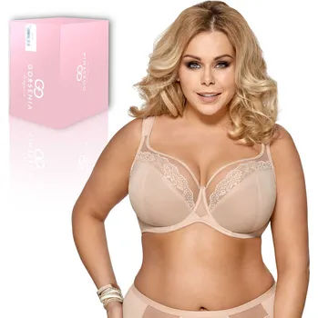 Podprsenka Gorsenia podprsenka nevyztužená béžová velikost 105F