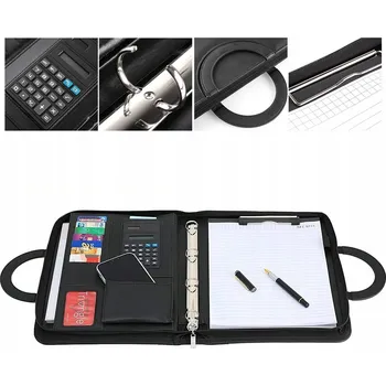 Aktovka na dokumenty Exkluzivní pouzdro na dokumenty formátu A4, pořadač na dokumenty