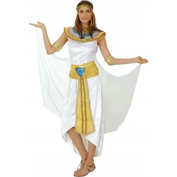 Karnevalový kostým Sada pro dospělé Královna Nilu (čelenka, plášť s límcem, šaty)