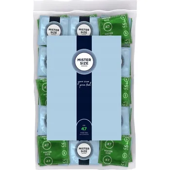 Kondom Prezervativy Kondomy 100 ks Mister Size 47mm balení 100 kusů