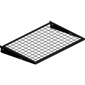 police Kovová police Kolchuga 40 x 60 cm černá