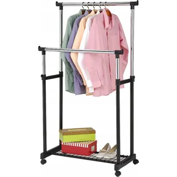 Věšák Stojací věšák kovový Martom černý