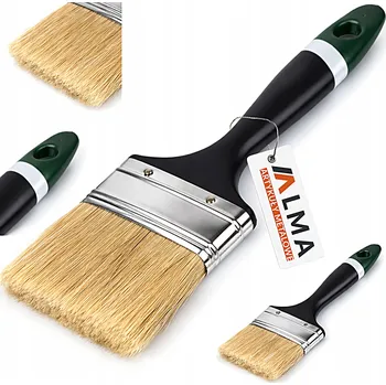 Malířský štětec ŠTĚTEC PLOCHÝ ANGLICKÝ NA BARVY LAKY S PLASTOVOU RUKOJETÍ 75mm