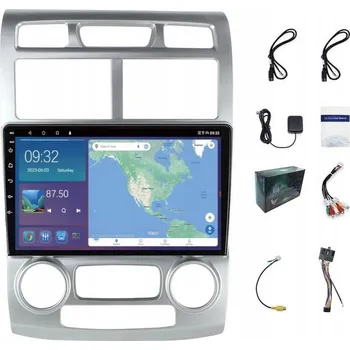 Autorádio AUTORÁDIO S GPS NAVIGACÍ ANDROID KIA SPORTAGE 2004-2007 USB WIFI CARPLAY BT 64GB