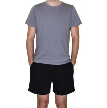 Pánské pyžamo Pánské pyžamo bavlněné Krátký rukáv Kapsy L